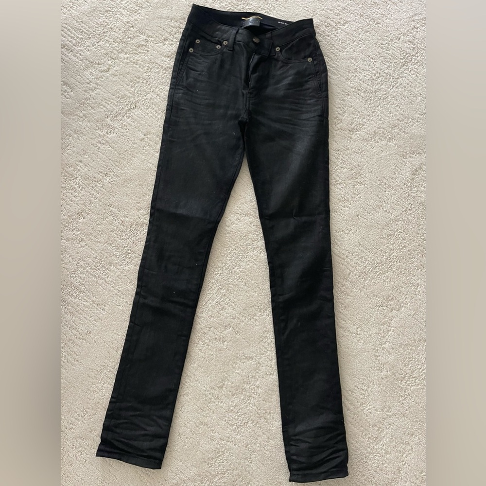 SAINT LAURENT DARK WASH SKINNY JEAN (sz. 34)